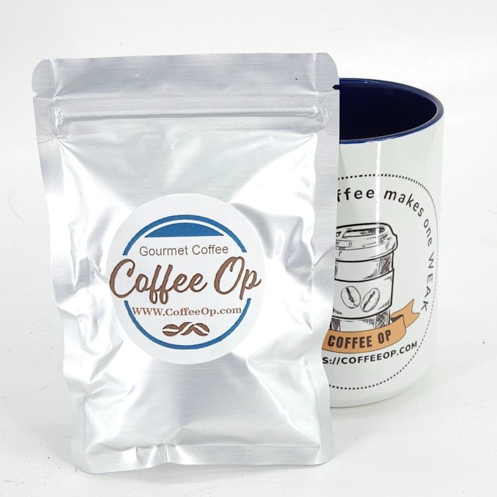 Coffee Op Exquisite 15 oz Coffee Mug Premium Porcelain + Free Gourmet coffee - Picture 5 of 16